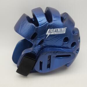 NEW ProForce Lightning Sparring Protective Head Guard Headgear BLUE Child Size